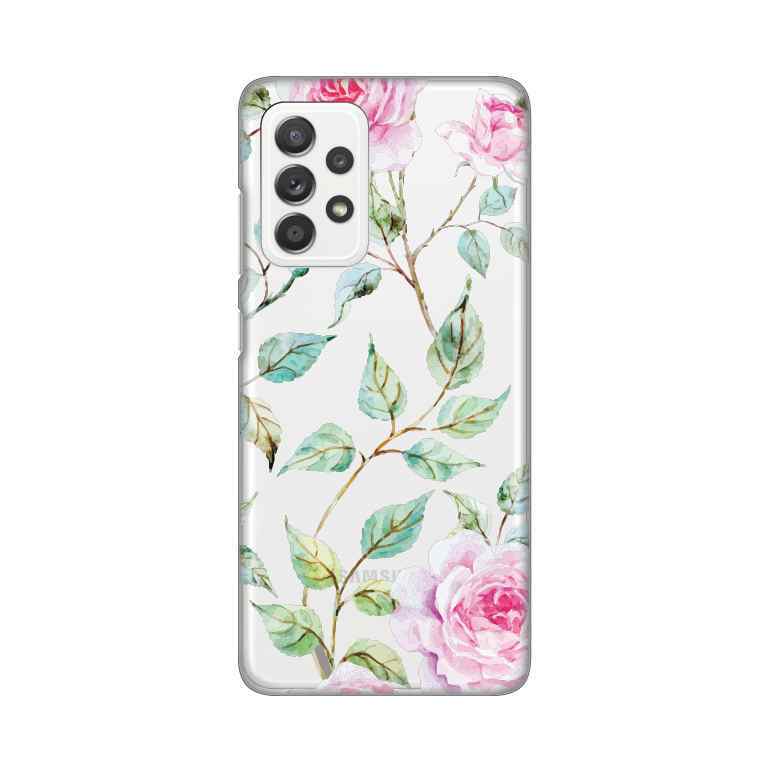 Maska za Samsung A52 4G-A52 5G-A52s 5G silikon Print Roses Pattern