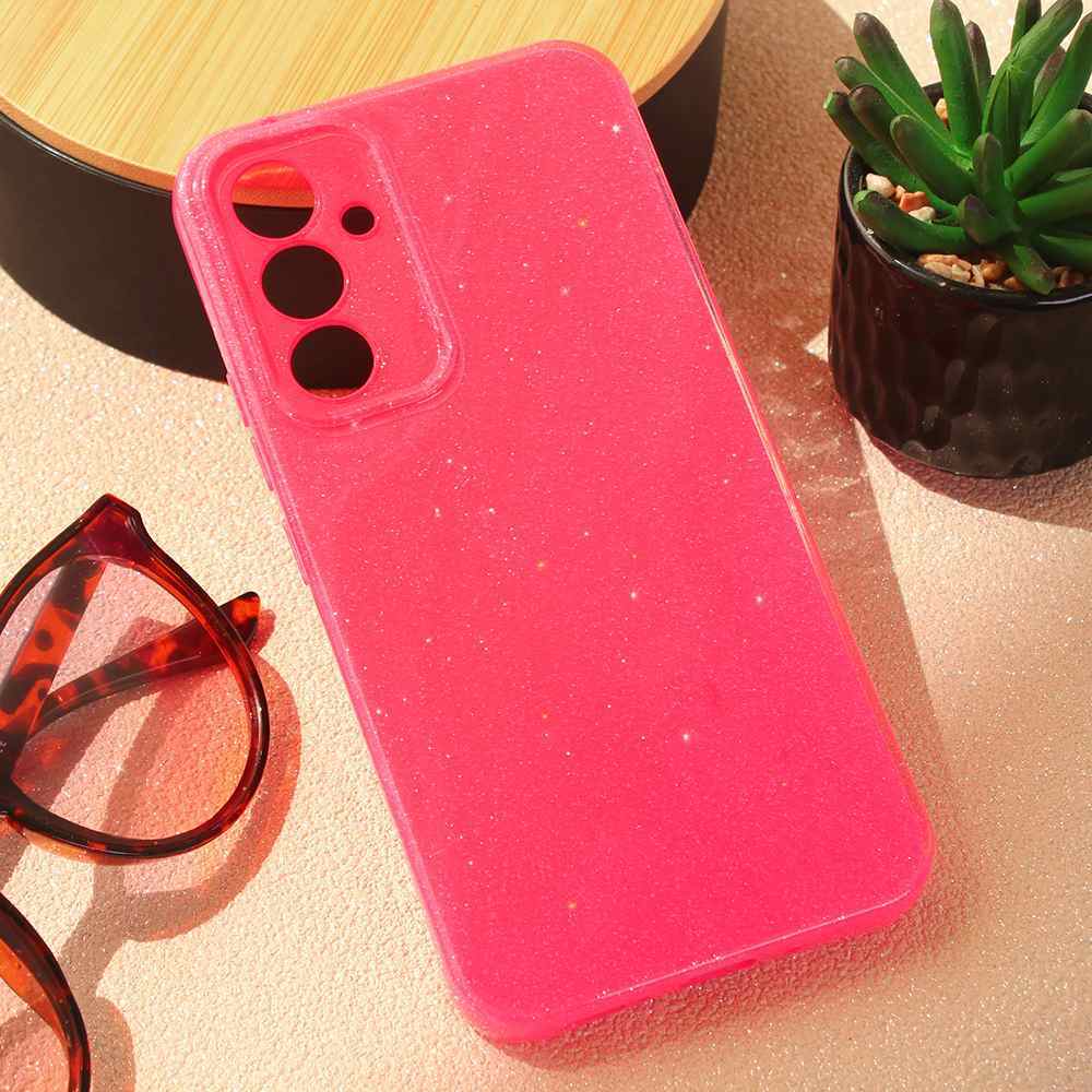 Maska za Samsung A54 5G Sparkle Dust pink