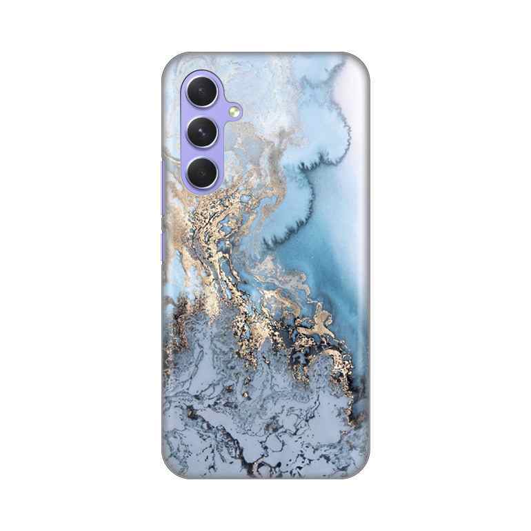 Maska za Samsung A54 5G silikon Print Blue Gold Marble