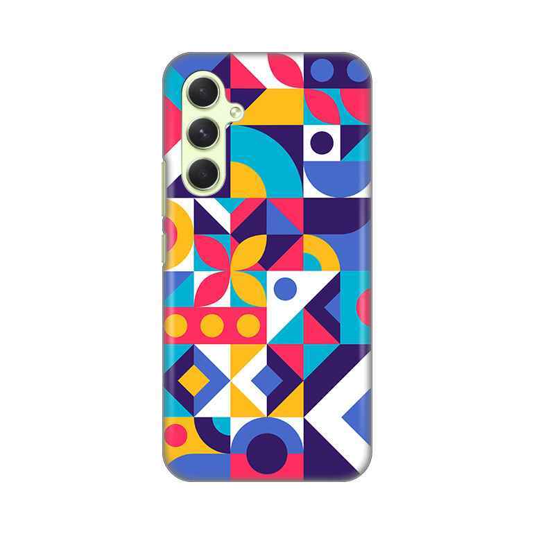 Maska za Samsung A54 5G silikon Print Colorful Mosaic