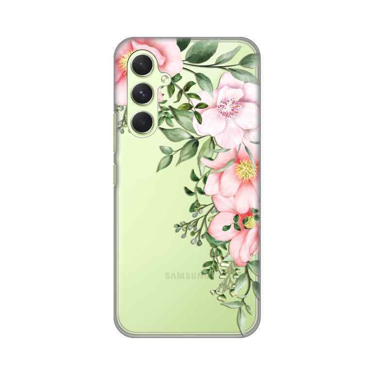 Maska za Samsung A54 5G silikon Print Gentle Rose Pattern