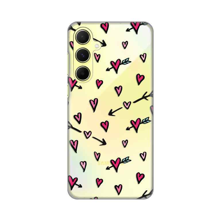 Maska za Samsung A55 5G silikon Print Heart Pattern