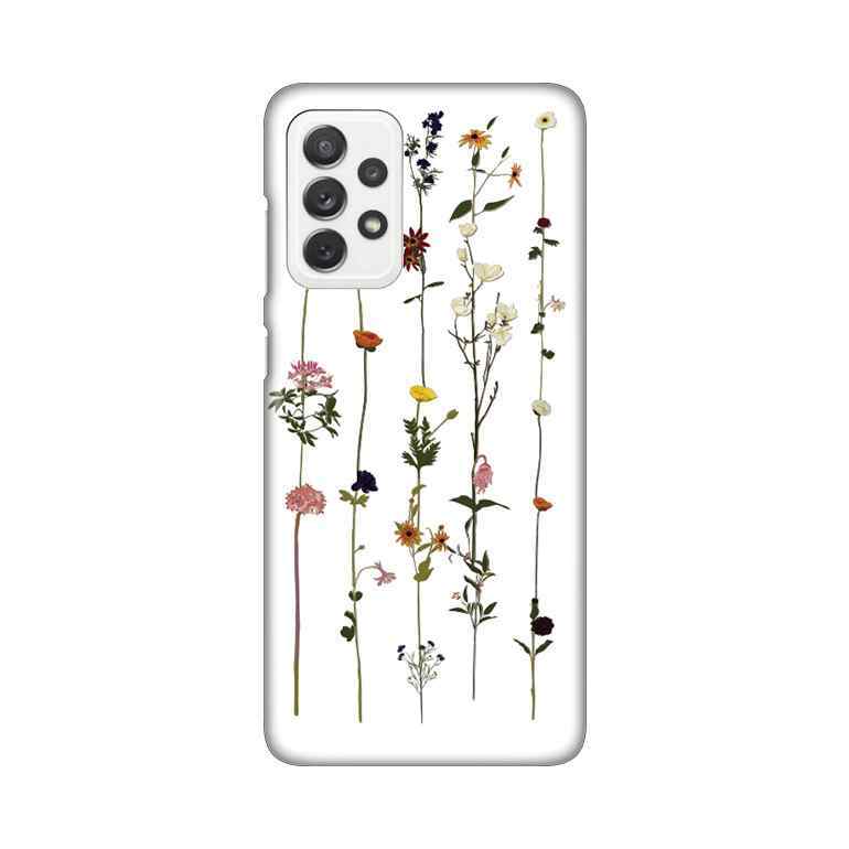 Maska za Samsung A72 4G-Samsung A72 5G silikon Print Flower