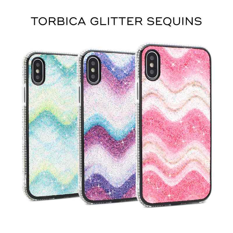 Maska za Samsung Note 10 Glitter Sequins pink