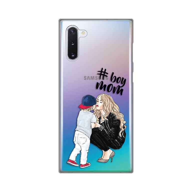 Maska za Samsung Note 10 silikon Print Boy Mom