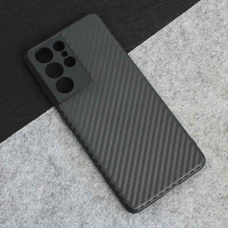 Maska za Samsung S21 Ultra Carbon fiber crna