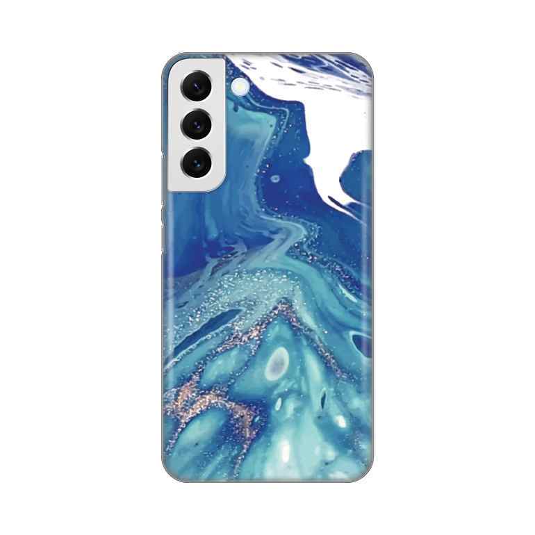 Maska za Samsung S22 Plus 5G silikon Print Blue Marble