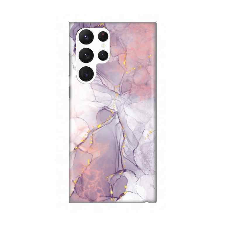 Maska za Samsung S22 Ultra 5G silikon Print Pink Marble