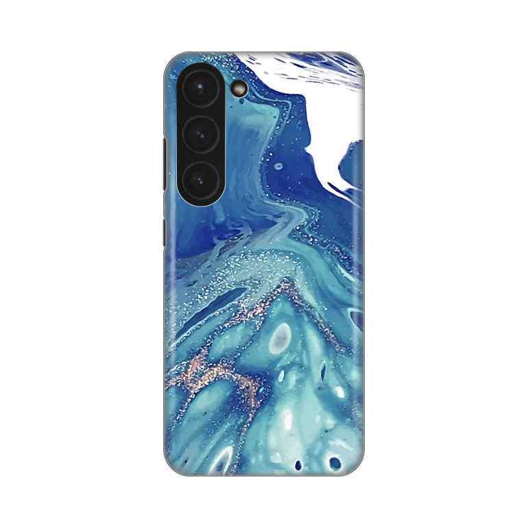 Maska za Samsung S23 5G silikon Print Blue Marble