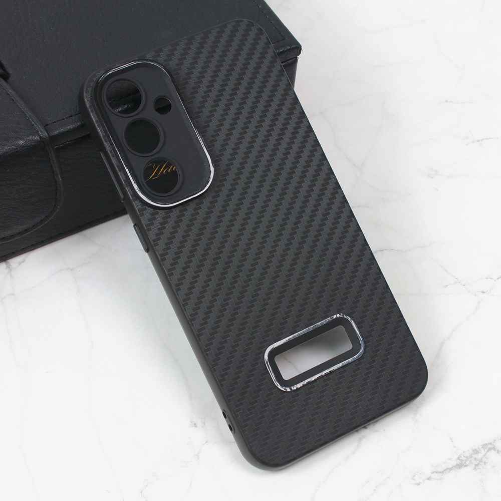 Maska za Samsung S23 FE Carbon Stripe crna