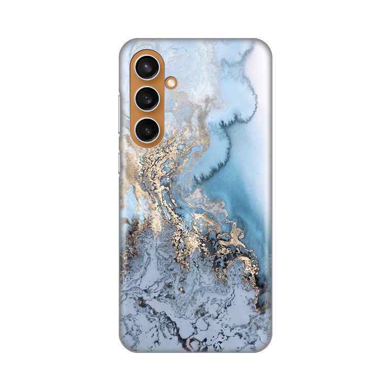 Maska za Samsung S23 FE silikon Print Blue Gold Marble