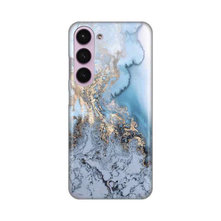 Maska za Samsung S23 Plus 5G silikon Print Blue Gold Marble