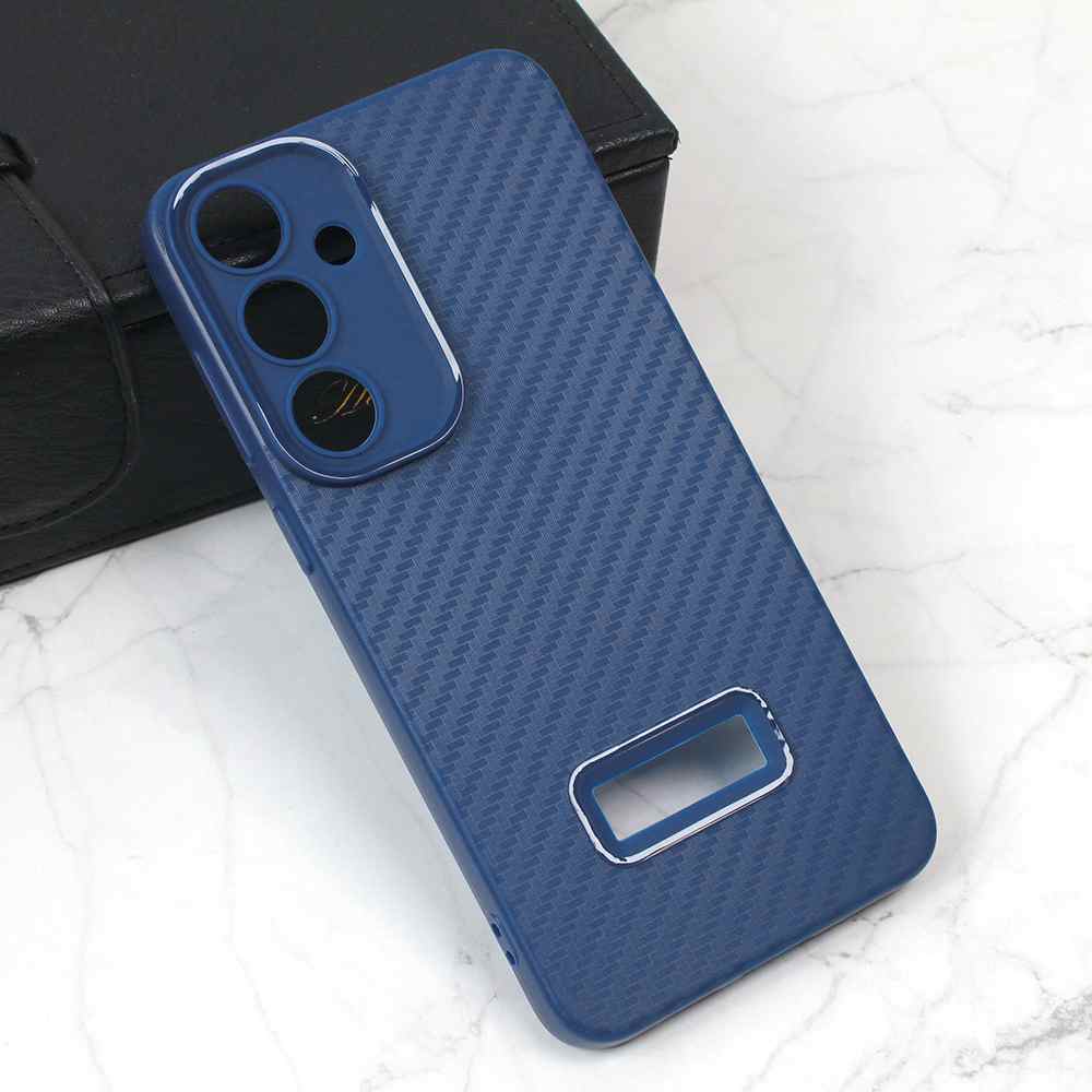 Maska za Samsung S24 Plus Carbon Stripe plava