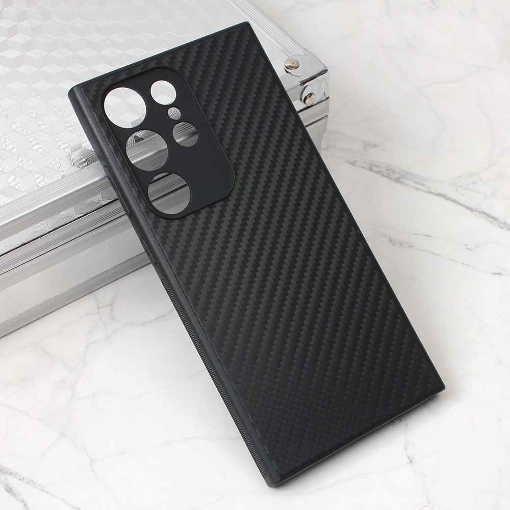 Maska za Samsung S24 Ultra Carbon fiber crna