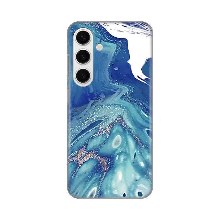 Maska za Samsung S24 silikon Print Blue Marble