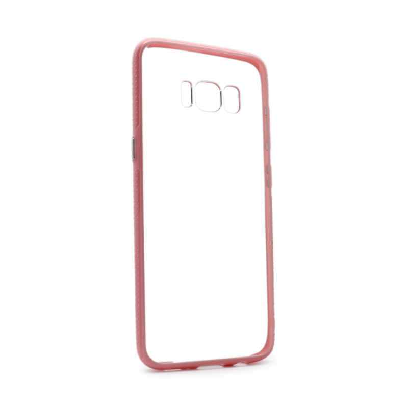 Maska za Samsung S8 Clear Cover roze