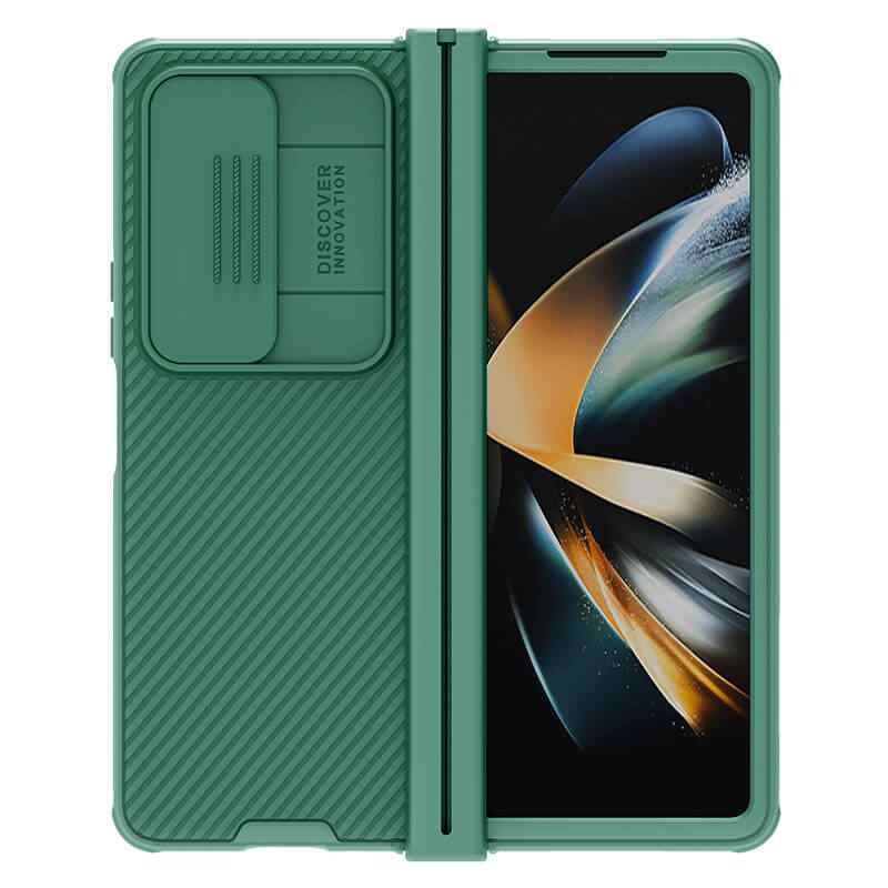 Maska za Samsung Z Fold 4 5G Nillkin CamShield Pro zelena