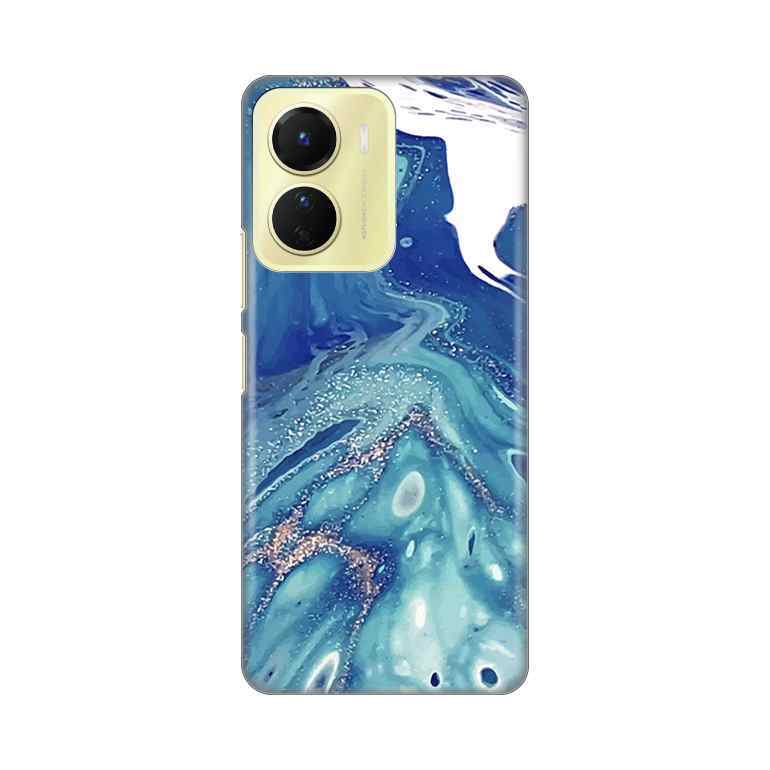 Maska za Vivo Y16 silikon Print Blue Marble