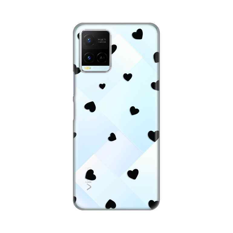 Maska za Vivo Y21/Y21s/Y33s silikon Print Hearts