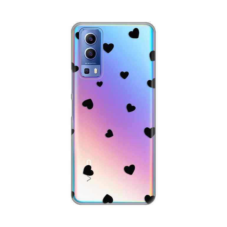 Maska za Vivo Y72 silikon Print Hearts