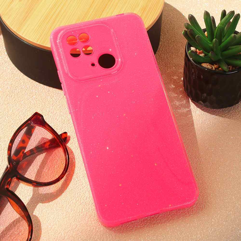 Maska za Xiaomi Redmi 10C Sparkle Dust pink