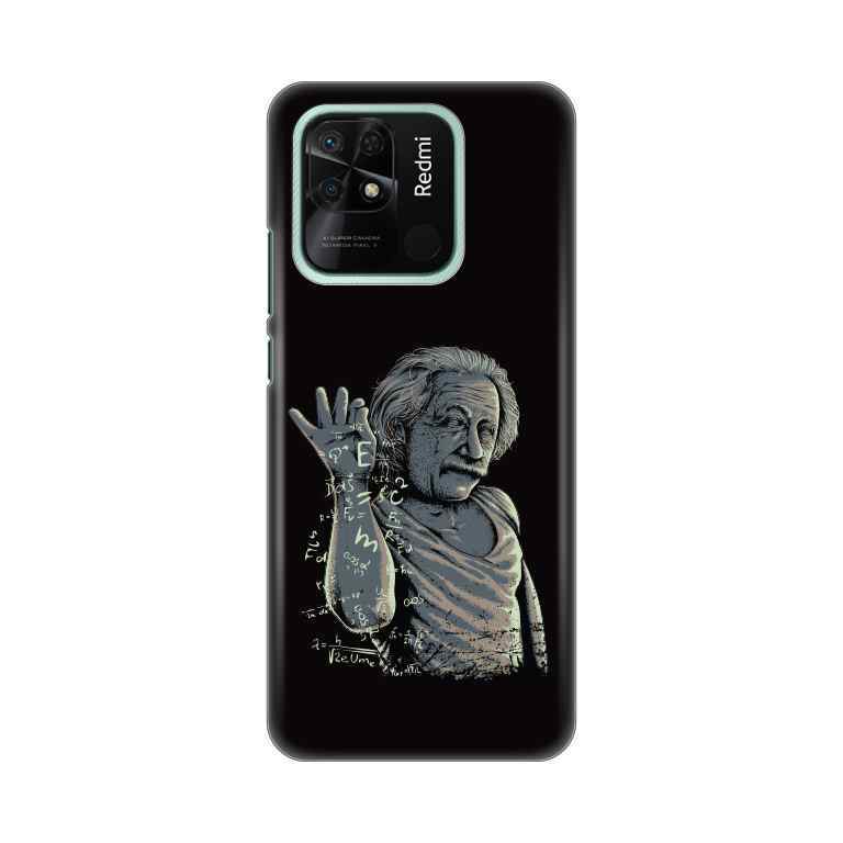 Maska za Xiaomi Redmi 10C silikon Print Funny Albert Einstein