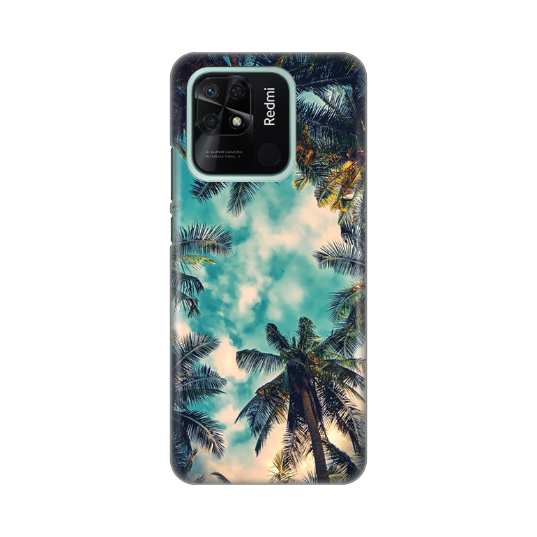 Maska za Xiaomi Redmi 10C silikon Print Palm Tree