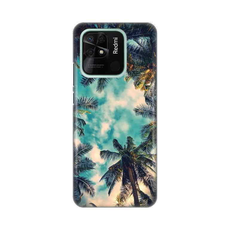 Maska za Xiaomi Redmi 10C silikon Print Palm tree