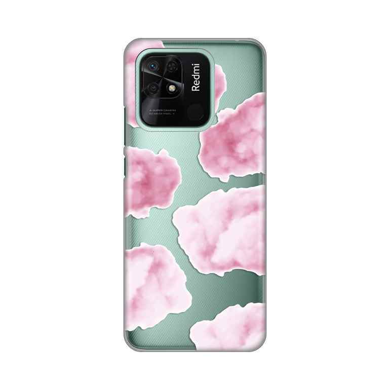 Maska za Xiaomi Redmi 10C silikon Print Pink Clouds