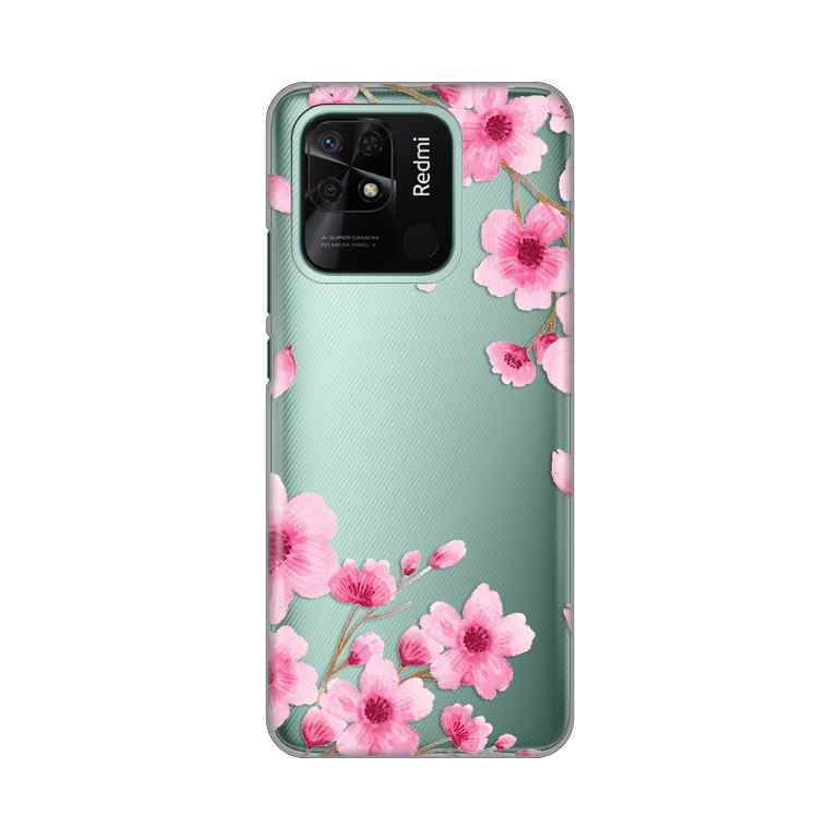 Maska za Xiaomi Redmi 10C silikon Print Rose Flowers