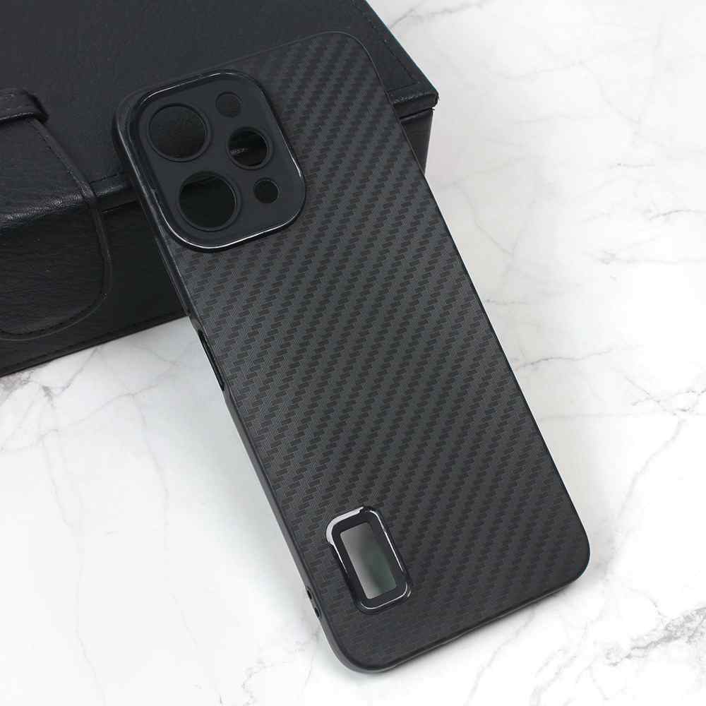 Maska za Xiaomi Redmi 12 Carbon Stripe crna