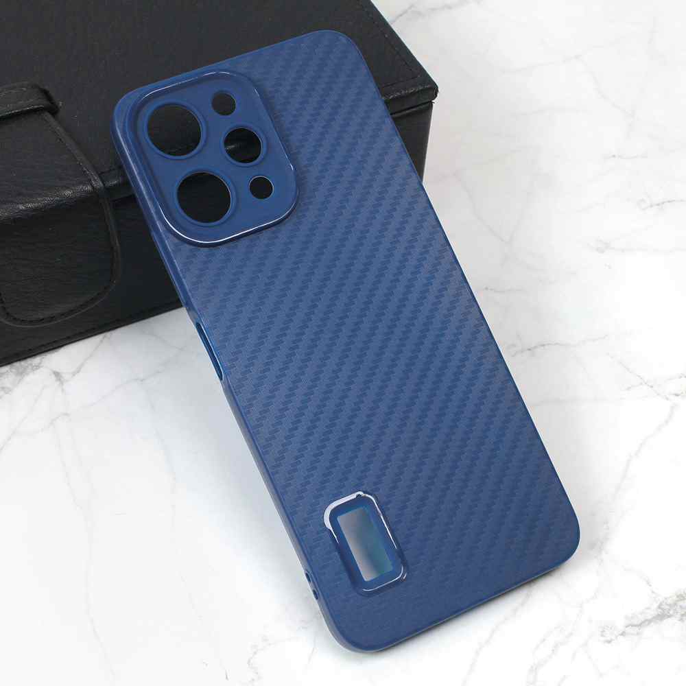 Maska za Xiaomi Redmi 12 Carbon Stripe plava