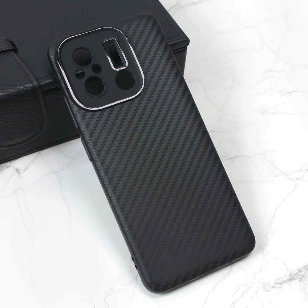 Maska za Xiaomi Redmi 12C Carbon Stripe crna