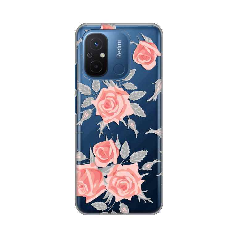 Maska za Xiaomi Redmi 12C silikon Print Elegant Roses