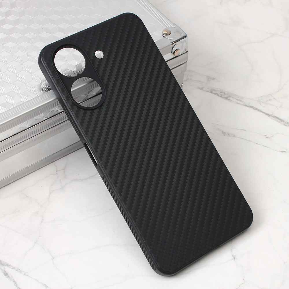 Maska za Xiaomi Redmi 13C Carbon fiber crna