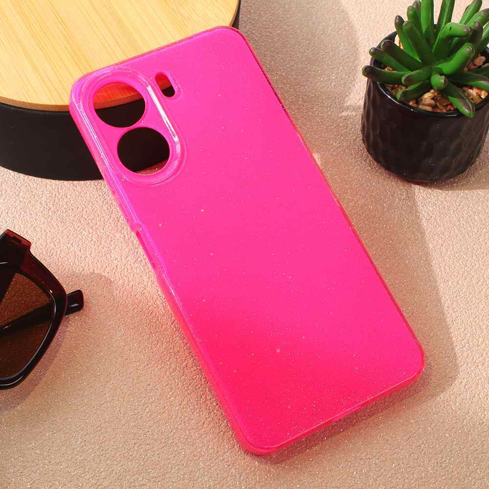 Maska za Xiaomi Redmi 13C Sparkle Dust pink