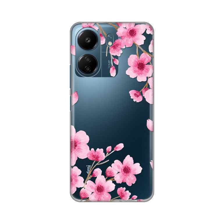 Maska za Xiaomi Redmi 13C silikon Print Rose Flowers