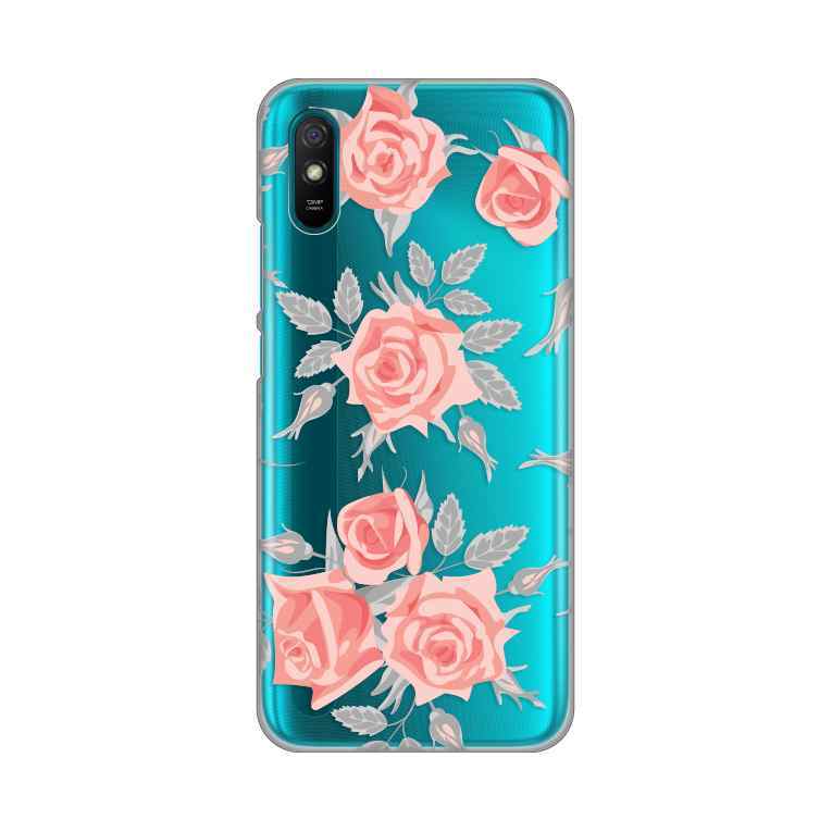 Maska za Xiaomi Redmi 9A silikon Print Elegant Roses