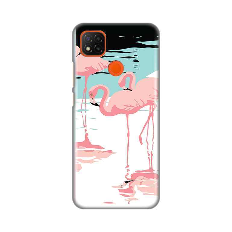 Maska za Xiaomi Redmi 9C/10A silikon Print Pink Flamingos