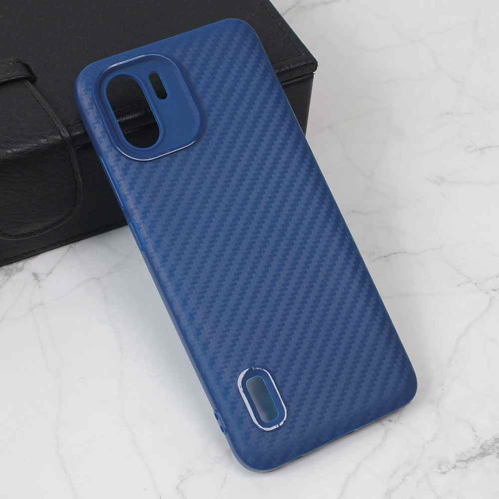 Maska za Xiaomi Redmi A2 Carbon Stripe plava