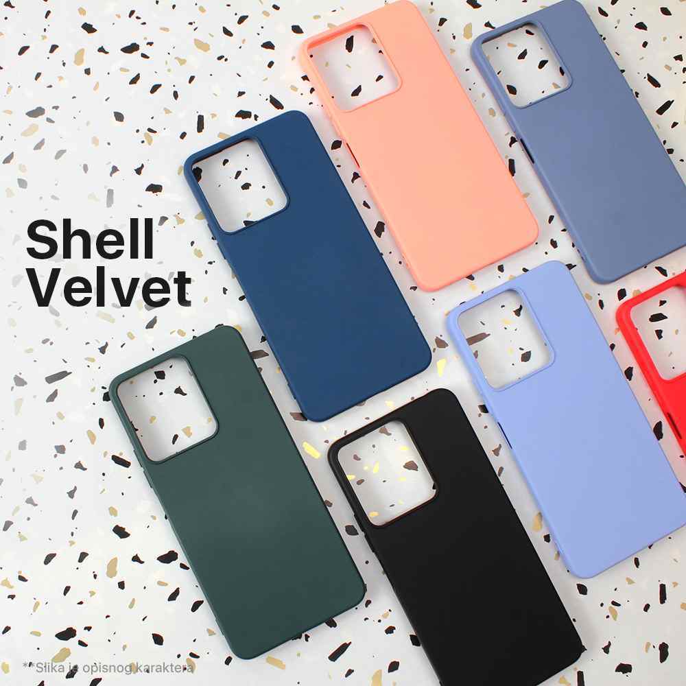 Maska za Xiaomi Redmi A3 Shell Velvet plava