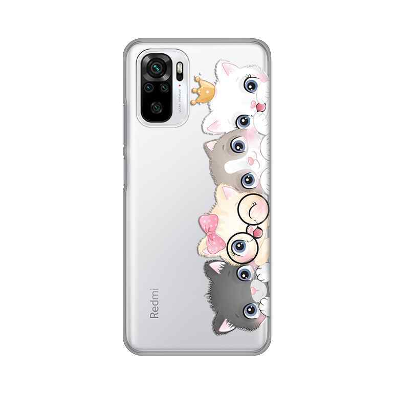 Maska za Xiaomi Redmi Note 10 4G/10s silikon Print Cats