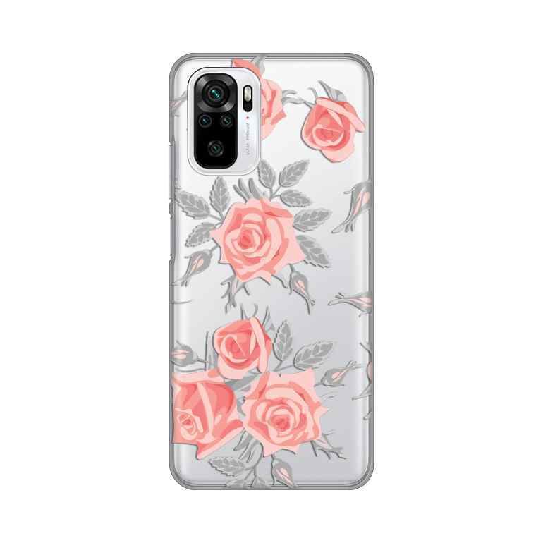 Maska za Xiaomi Redmi Note 10 4G/10s silikon Print Elegant Roses