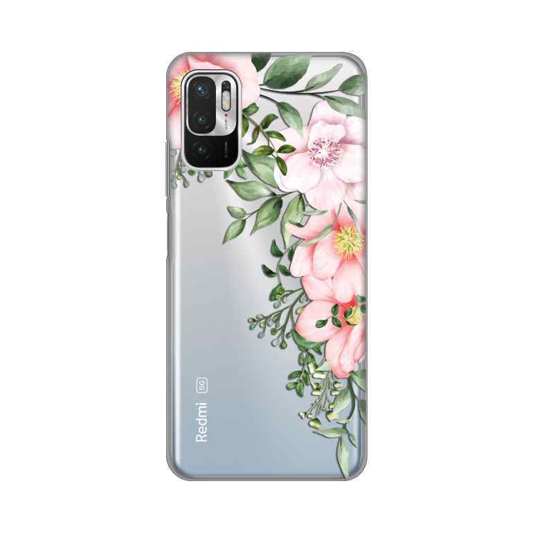 Maska za Xiaomi Redmi Note 10 5G silikon Print Gentle Rose Pattern