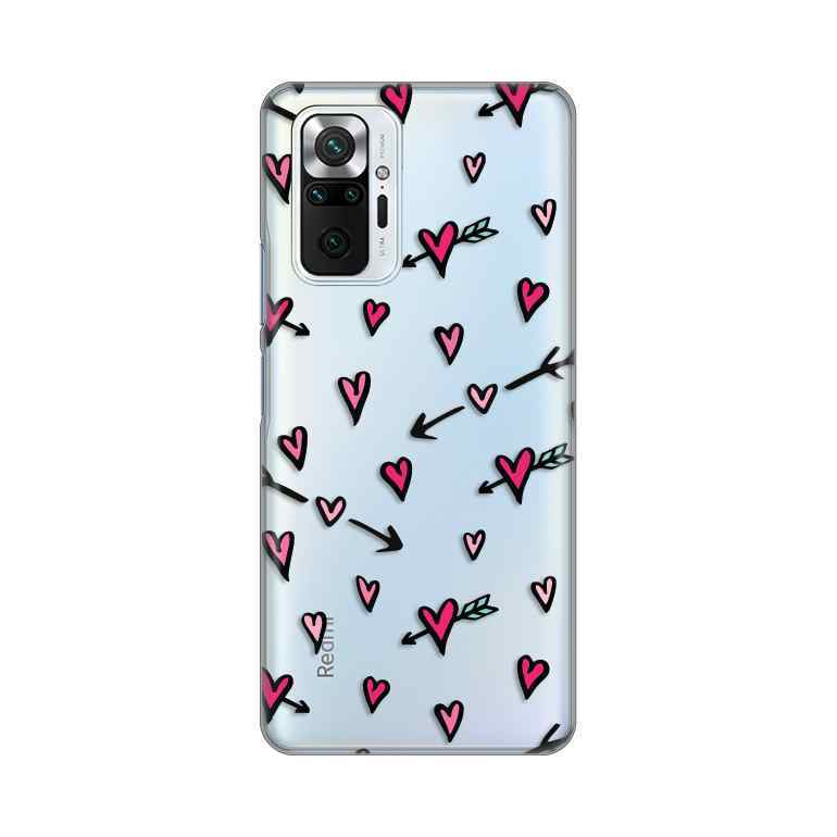 Maska za Xiaomi Redmi Note 10 Pro/10 Pro Max silikon Print Heart Pattern