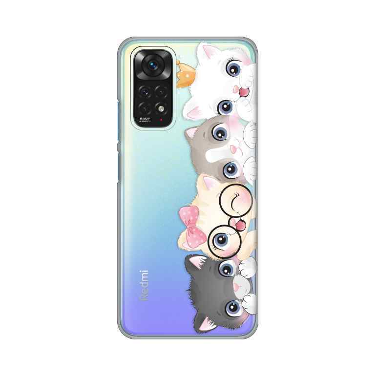 Maska za Xiaomi Redmi Note 11/Note 11s silikon Print Cats