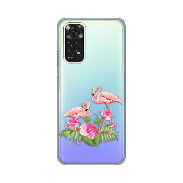 Maska za Xiaomi Redmi Note 11/Note 11s silikon Print Flamingo