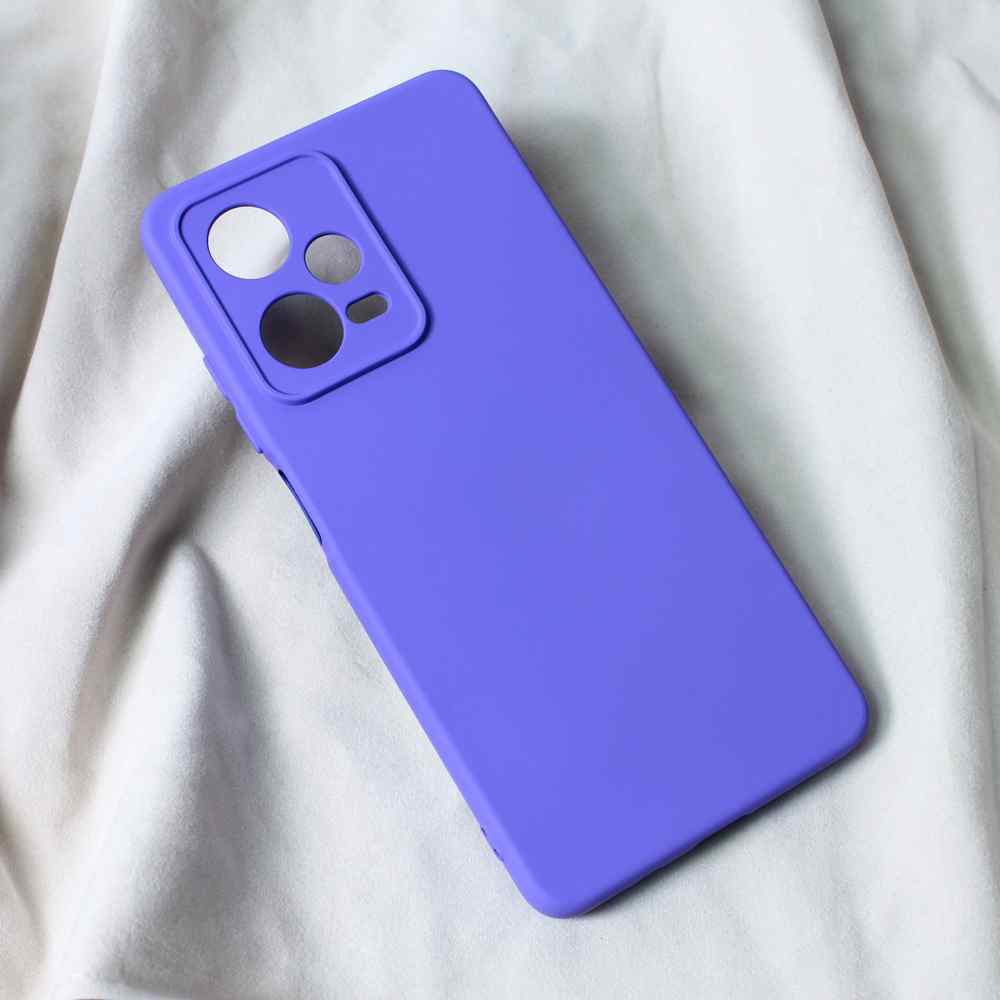 Maska za Xiaomi Redmi Note 12 Pro 5G Teracell Soft Velvet ljubicasta