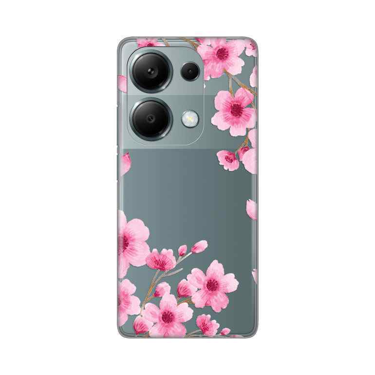 Maska za Xiaomi Redmi Note 13 Pro 4G silikon Print Rose Flowers