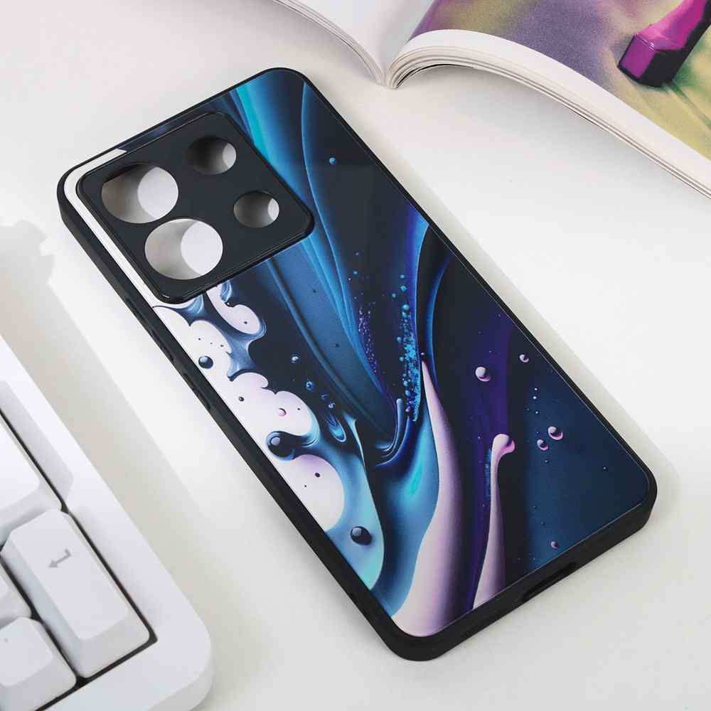 Maska za Xiaomi Redmi Note 13 Pro 5G Abstract tamno plava